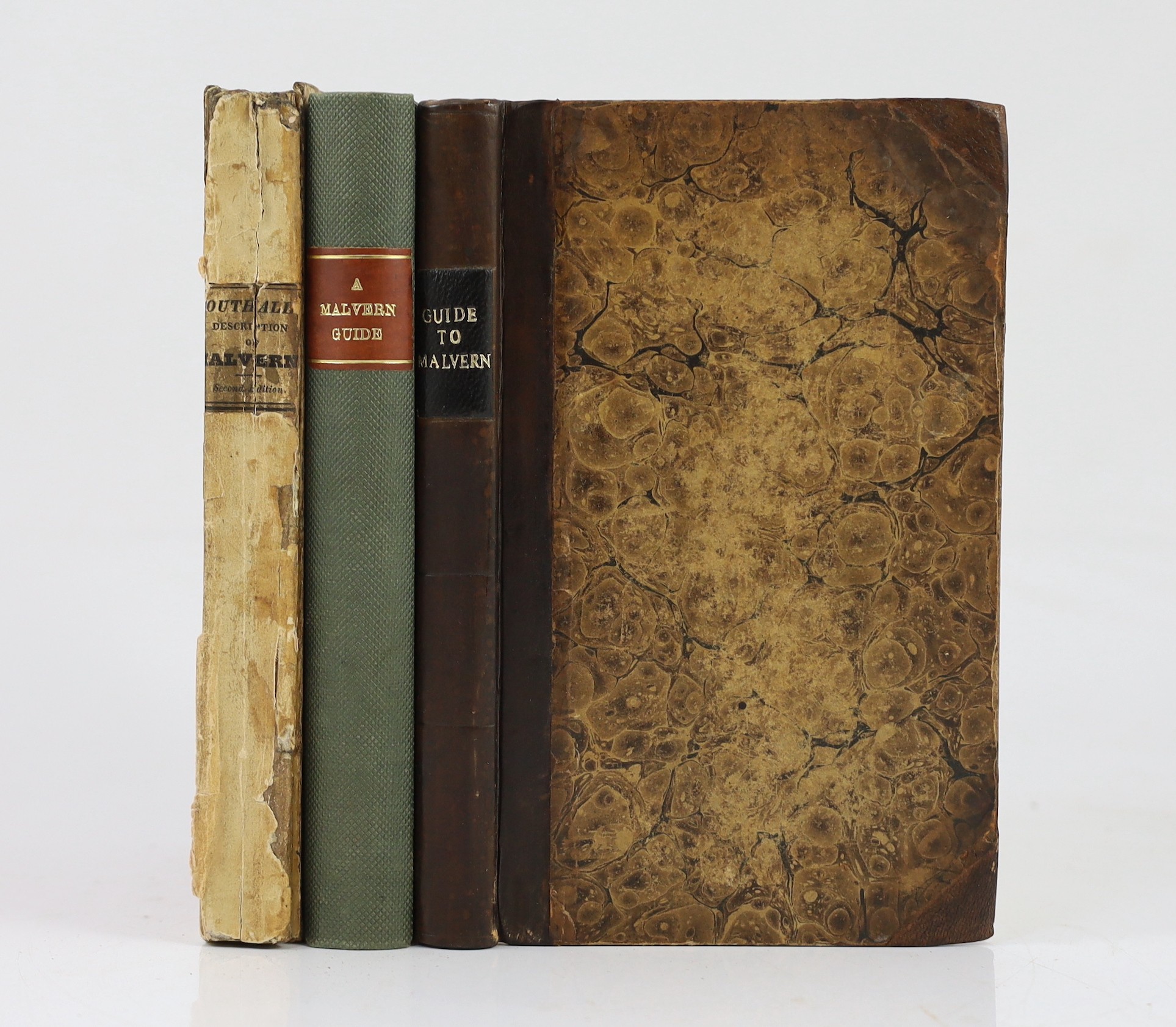 WORCS: (Southall, Mary) A Description of Malvern, and it's Concomitants; including a guide to the drives, rides, walks and excursions ... folded frontis., 5 lithographed plates, folded plan and folded map